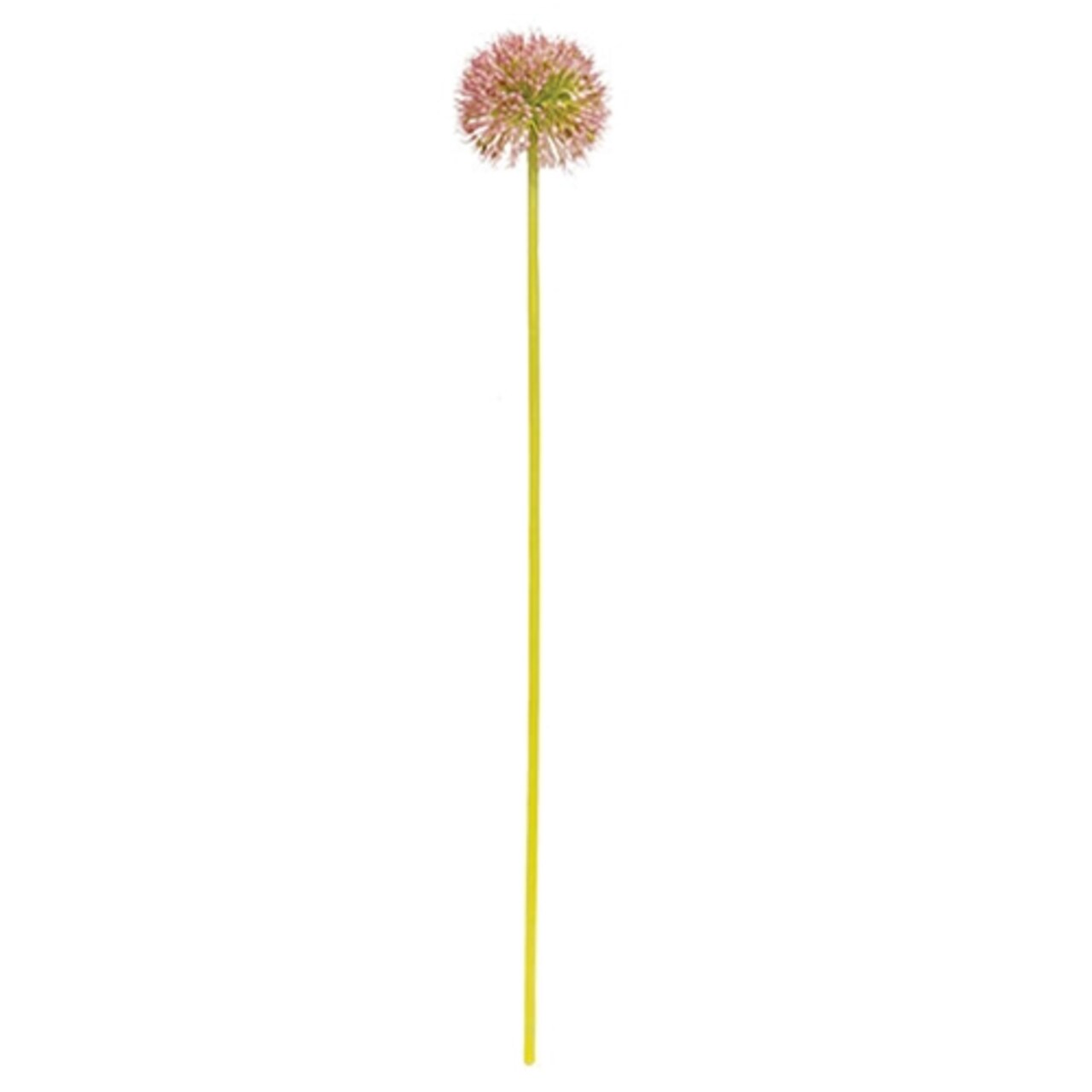 Faux Allium Floral Spray Ball Bloom 19 Inch Stem Vase Accent Set of 4